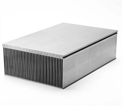 Dissipador de calor com aletas costuradas coladas LED de alta potência